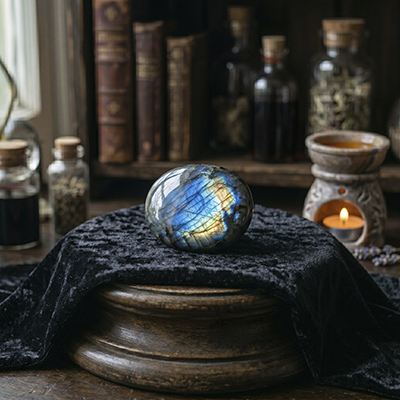 Labradorite Palm Stone